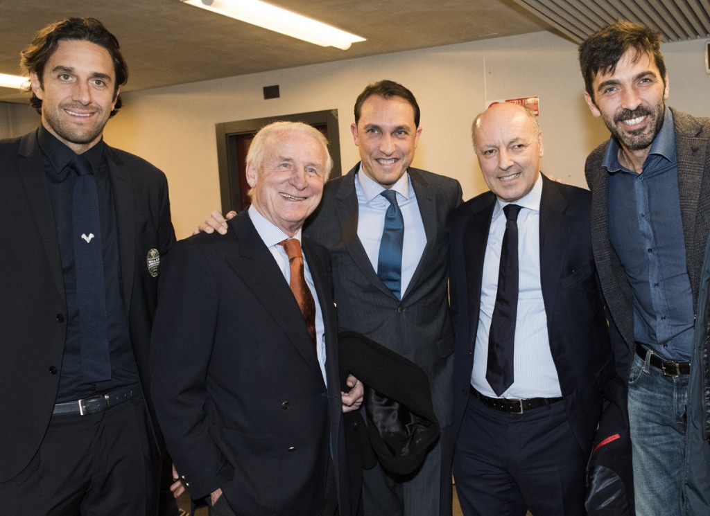 Luca Toni, Giovanni Trapattoni, Claudio Pedrazzini, Giuseppe Marotta, Gigi Buffon