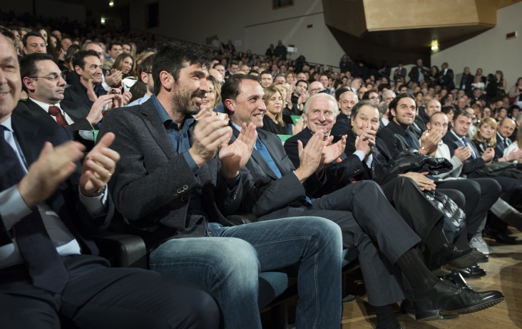Gigi Buffon, Claudio Pedrazzini, Giovanni Trapattoni e Luca Toni